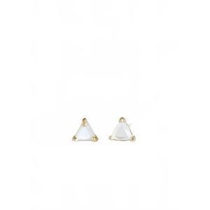 NEW JAXKELLY women's mini energy gem stud earrings in mother of pearl
